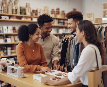 Close-up of a marketing consultant analyzing colorful data charts on a laptop with a backdrop of sunlit mountain peaks.