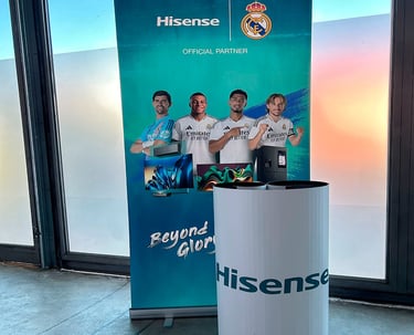 Punto de promoción portátil con roll up y mostrador portátil