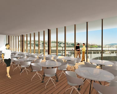 Proyecto Portaviones Puerto Donostia GURBAIN arquitectura