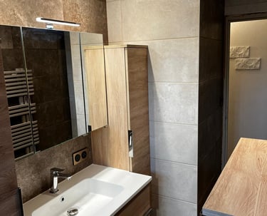 salle de bains rénovée par Lepezel Fermetures