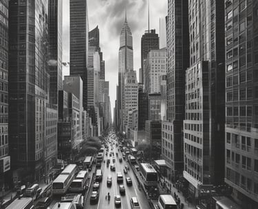 A team collaborating over a business strategy plan with charts and notes.