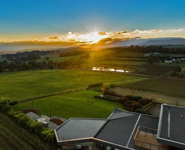 open paddocks at a venue