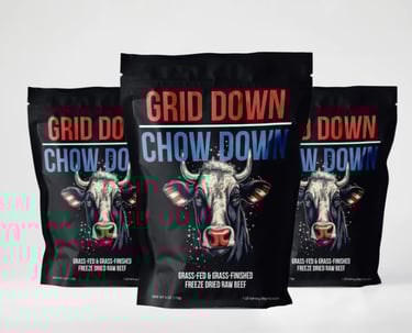 Grass-fed & Grass-finished Freeze dried beef