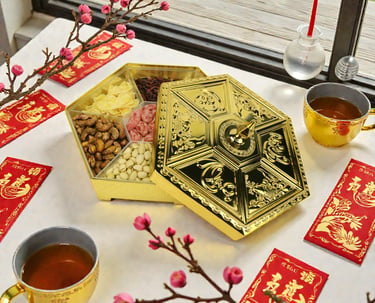 khay mứt tết sang trọng