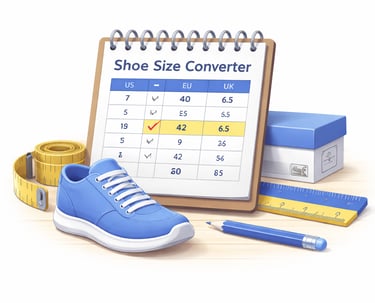 Shoe size conversion tool