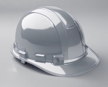 boy in blue and orange jacket wearing yellow hard hat