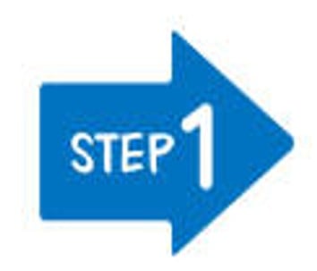 Display image of Step 1 indicating the steps