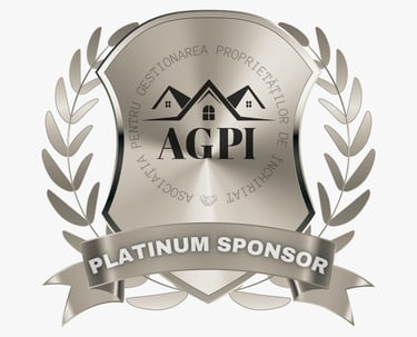 a badge with a silver and silver badge