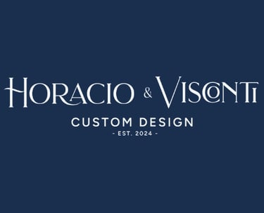 a logo for horaco and vision