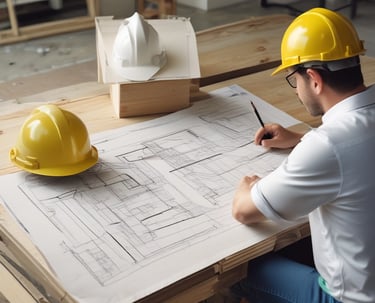 A modern workspace with multiple screens displaying maps and data analytics.