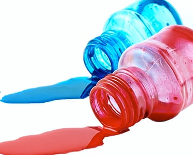 acrylic watery ink paint