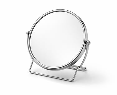 Cosmetic mirror for personal and professional beauty use, export quality accessory