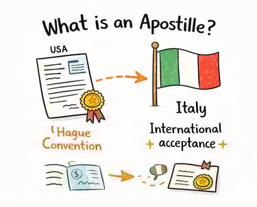 picture explain What Is an Apostille and Why Italy Requires It