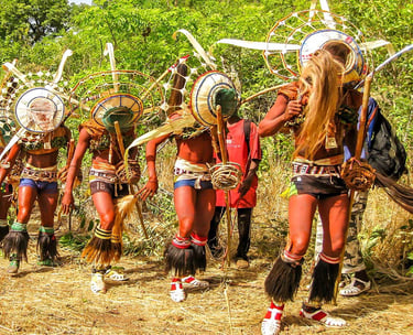 The young Senegalese in Festival In Senegal