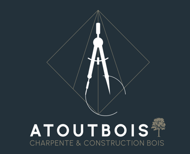 Logo d’Atoutbois artisan charpentier à Aubenas, Sud Ardèche