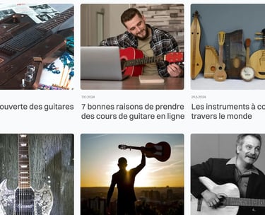Grimal Freelance - Portfolio - Adlane Guitare