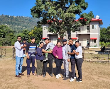 Happy Guests at Green Acres Homestay