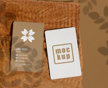 Carte de visite papier conqueror