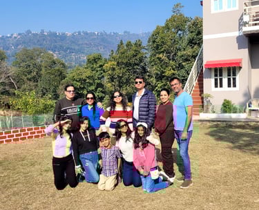 Happy Guests at Green Acres Homestay