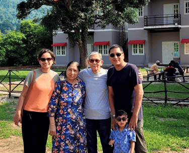 Happy Guests at Green Acres Homestay