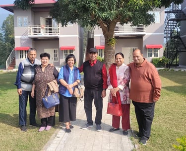 Guests at Green Acres Homestay