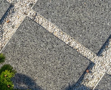 Poliruoto betono terasinės plytelės