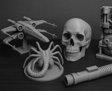 movie games and pop culture 3d printed replica items