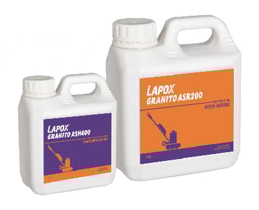 Lapox granito ASR200, resin and hardener