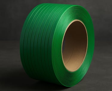 PET straps used for industrial pallet packaging