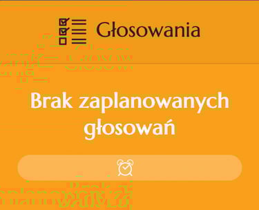 kafelek menu głosowania
