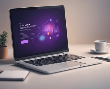 A team collaborating around a table with charts and laptops, focused on analytics.