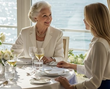 Companhia segura e cuidado ao idoso em momento de distração. Pessoas de terceira idade tende a se só