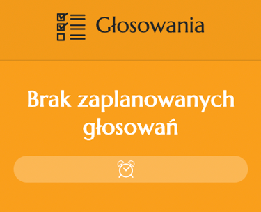 kafelek menu głosowania
