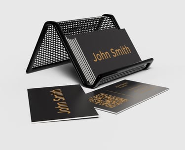 Porte-cartes de viste en treillis