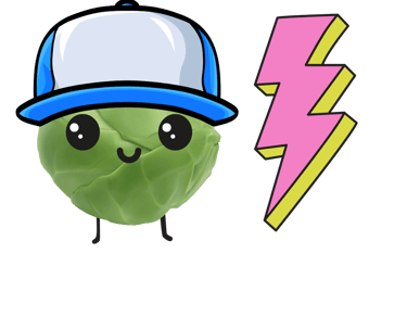 The Creative Sprout logo next to a lightning bolt