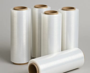 Stretch film ensuring dust and moisture protection during transit