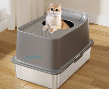 Stainless Steel Cat Litter Box