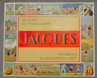 1933 Jacques Collection Les Sports Illustres Verzameling De Geillustreerde Sport Card Album