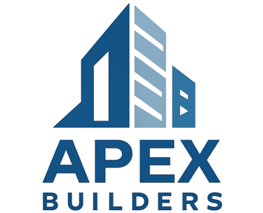 Apex Builders modern construction logo