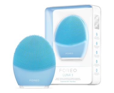 FOREO Luna skincare cleansing device recommended by NanoFlower in the UK