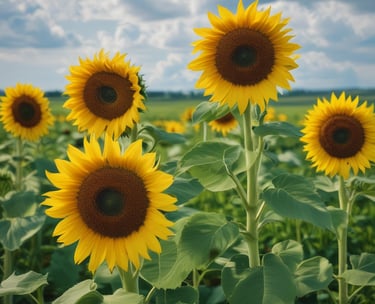 A vibrant illustration of blossoming lilies in a serene garden.