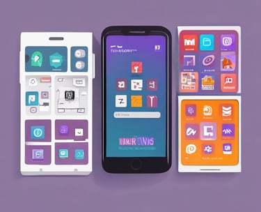 A data analyst working on a laptop with charts and graphs displayed on the screen.