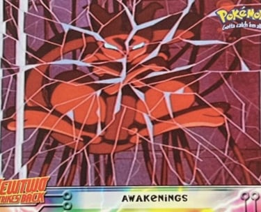 2 Awakenings Topps Pokemon The First Movie