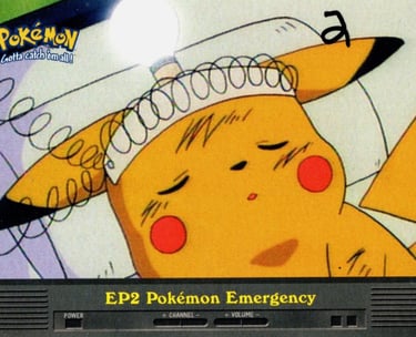 EP2 Pokémon Emergency Topps Pokémon series 2 US