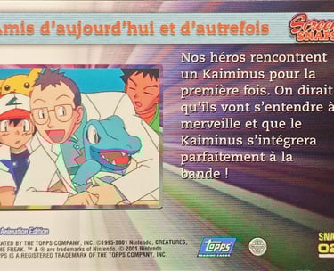 Snaps02 Amis d'aujourd'hui et d'autrefois topps série 3 Jotho