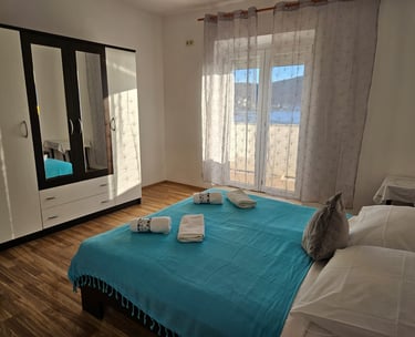 bedroom with sea view