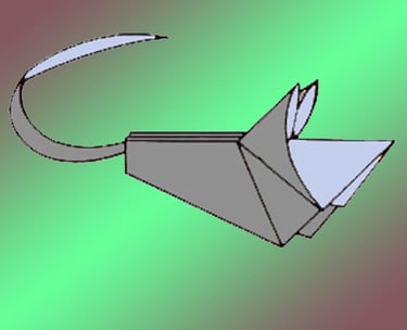 origami di un topolino