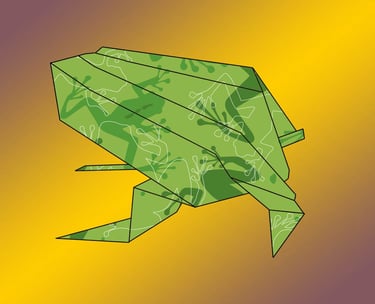 Origami Rospo