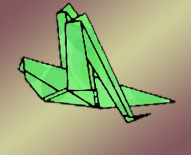 Origami di una Cavalletta