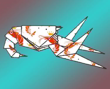 origami gamberone